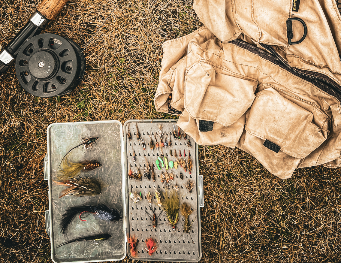 Paisajes de pesca en Patagonia
